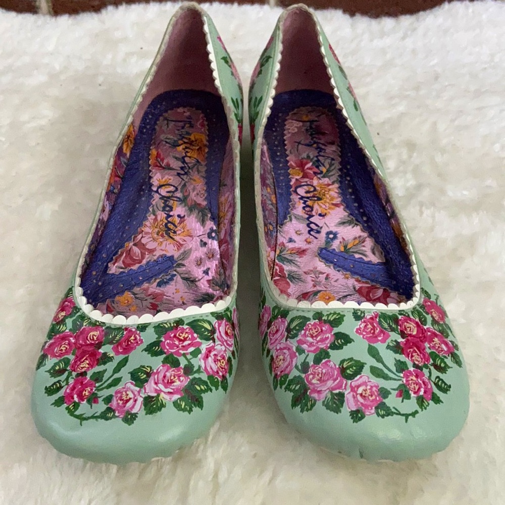 Irregular choice kitten heel